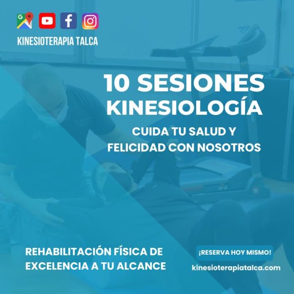 10 sesiones kinesiología Talca Fonasa